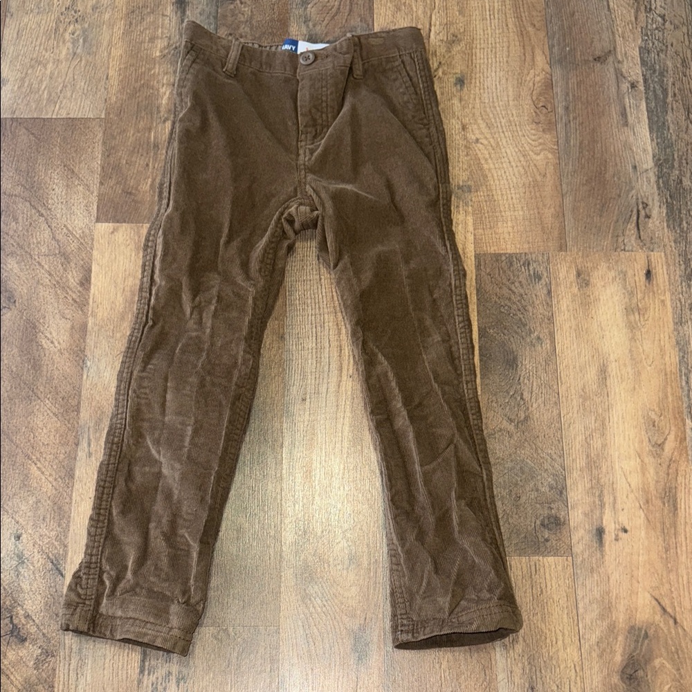 Old Navy Brown Corduroy Pants Size Small (6-7)